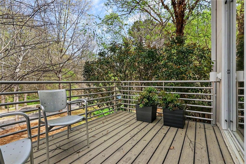 2465 Field Way Atlanta, GA 30319 - Photo 12 of 40 a view of a balcony with wooden floor