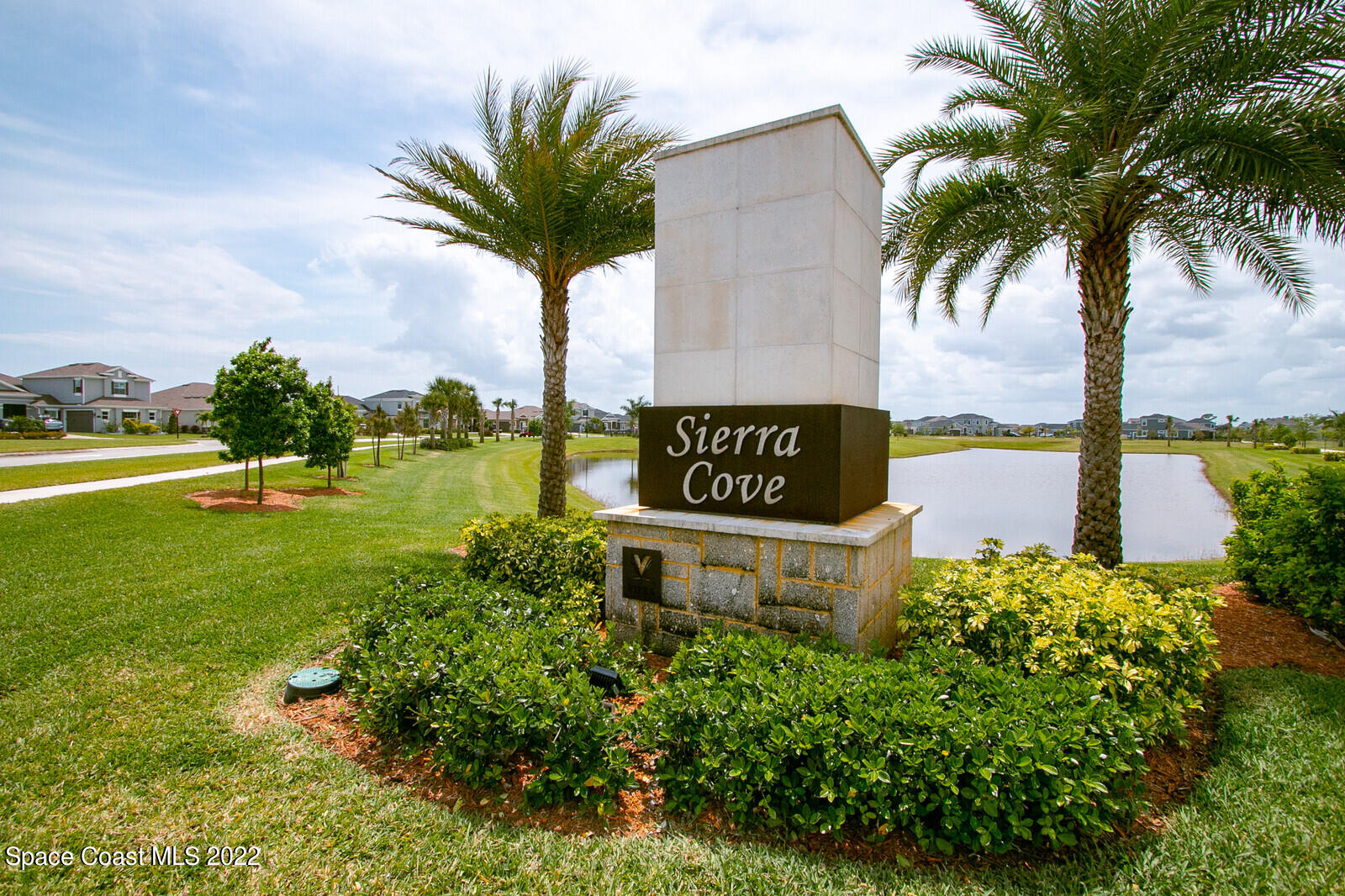 3289 Ribbon Grass Drive Melbourne, FL 32940 - Photo 26 of 58 a sign board with a park space and a lake view