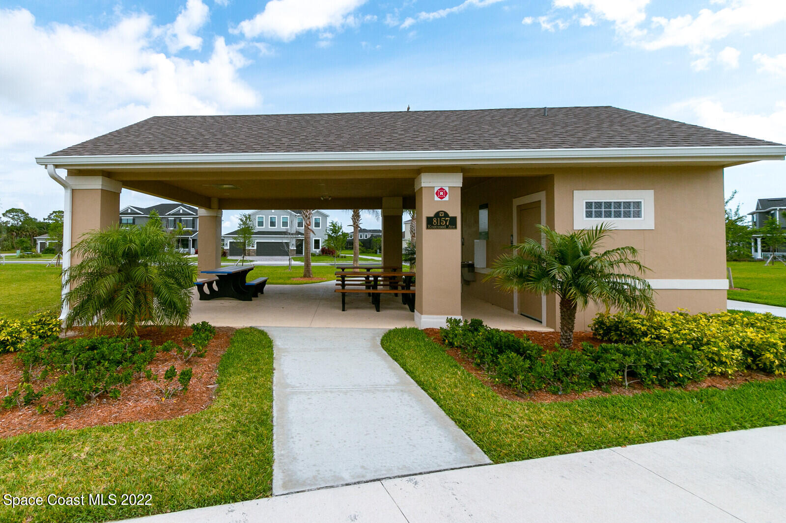 3289 Ribbon Grass Drive Melbourne, FL 32940 - Photo 37 of 58 a view of a house with garden and porch