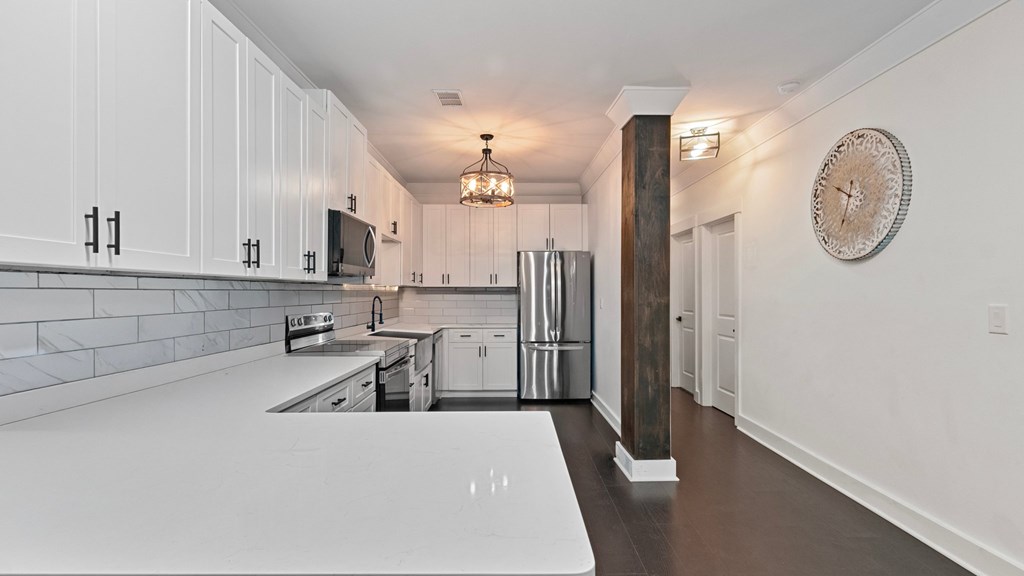 610 Madola Road Epworth, GA 30541 - Photo 4 of 16 a kitchen with refrigerator and window