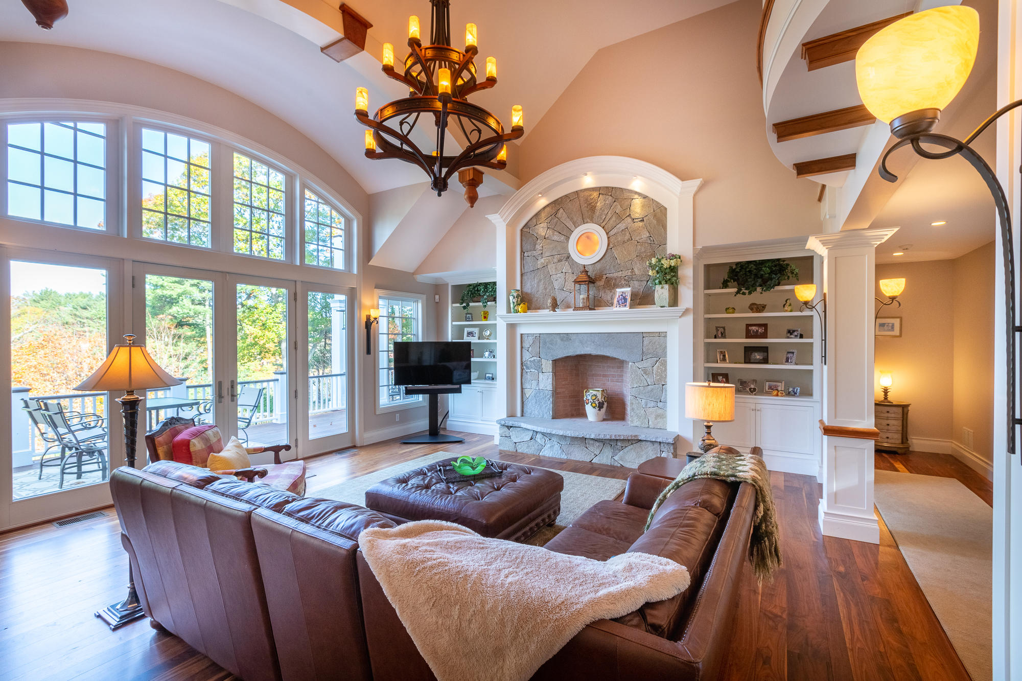 14 Ram's Head Lane York, ME 03909 - Photo 15 of 51 Stunning Stone Fireplace