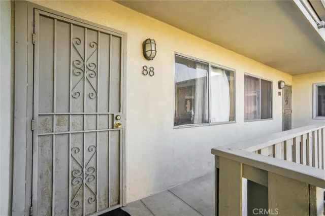 a view of a front door