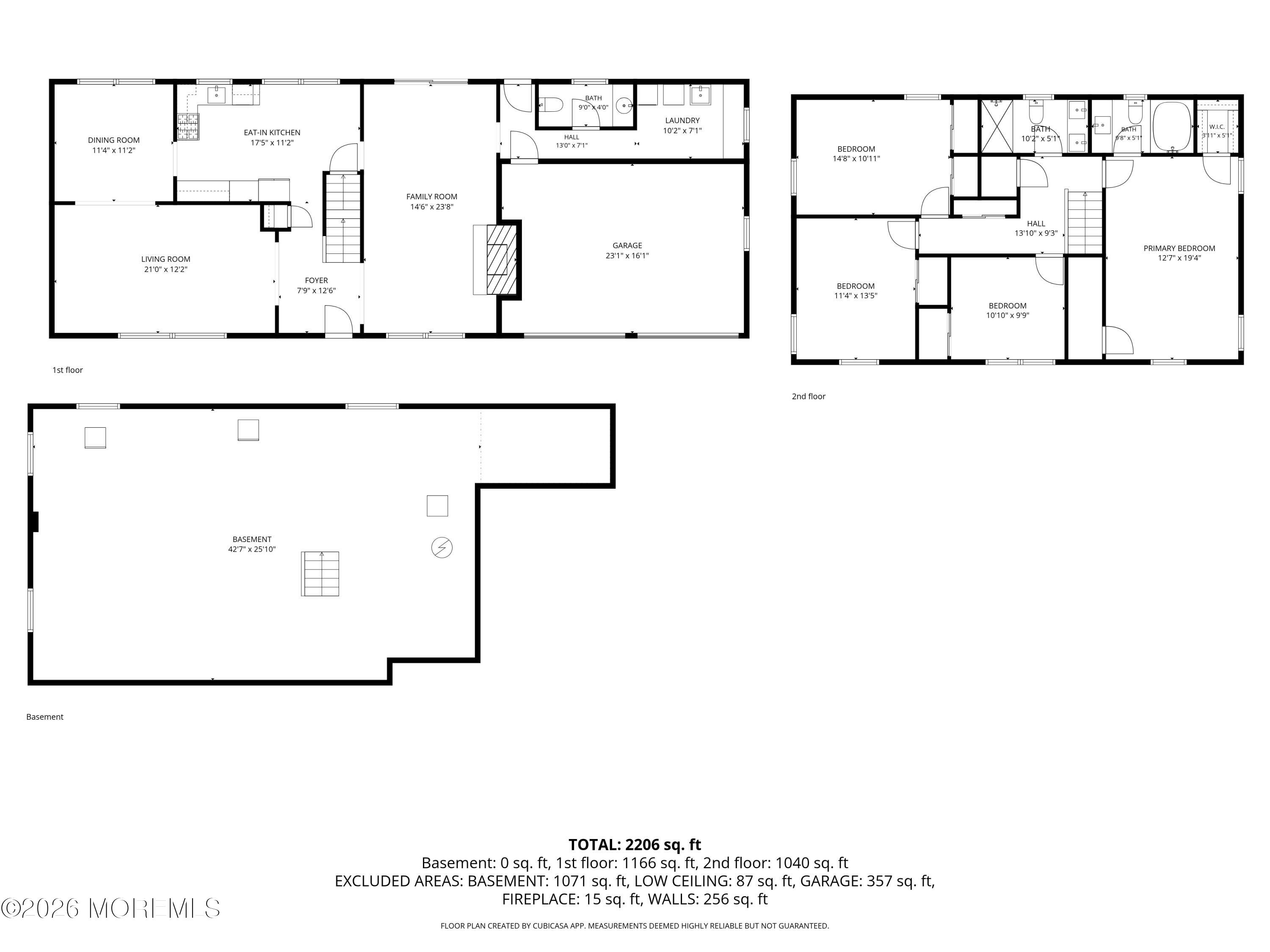440 Pfister Road Jackson, NJ 08527 - Photo 38 of 45 FLOOR PLAN/ALL FLOORS