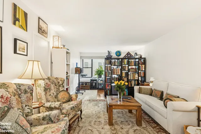 a picture of a bench in a building