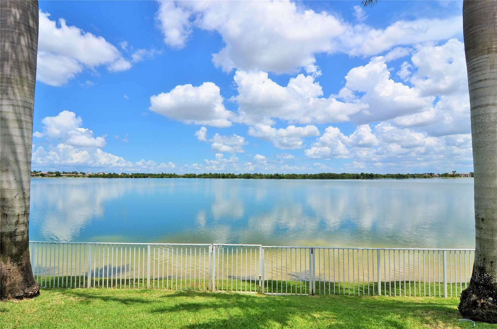 5436 Southwest 191st Terrace Miramar, FL 33029 - Photo 24 of 25 a view of a lake with a big yard