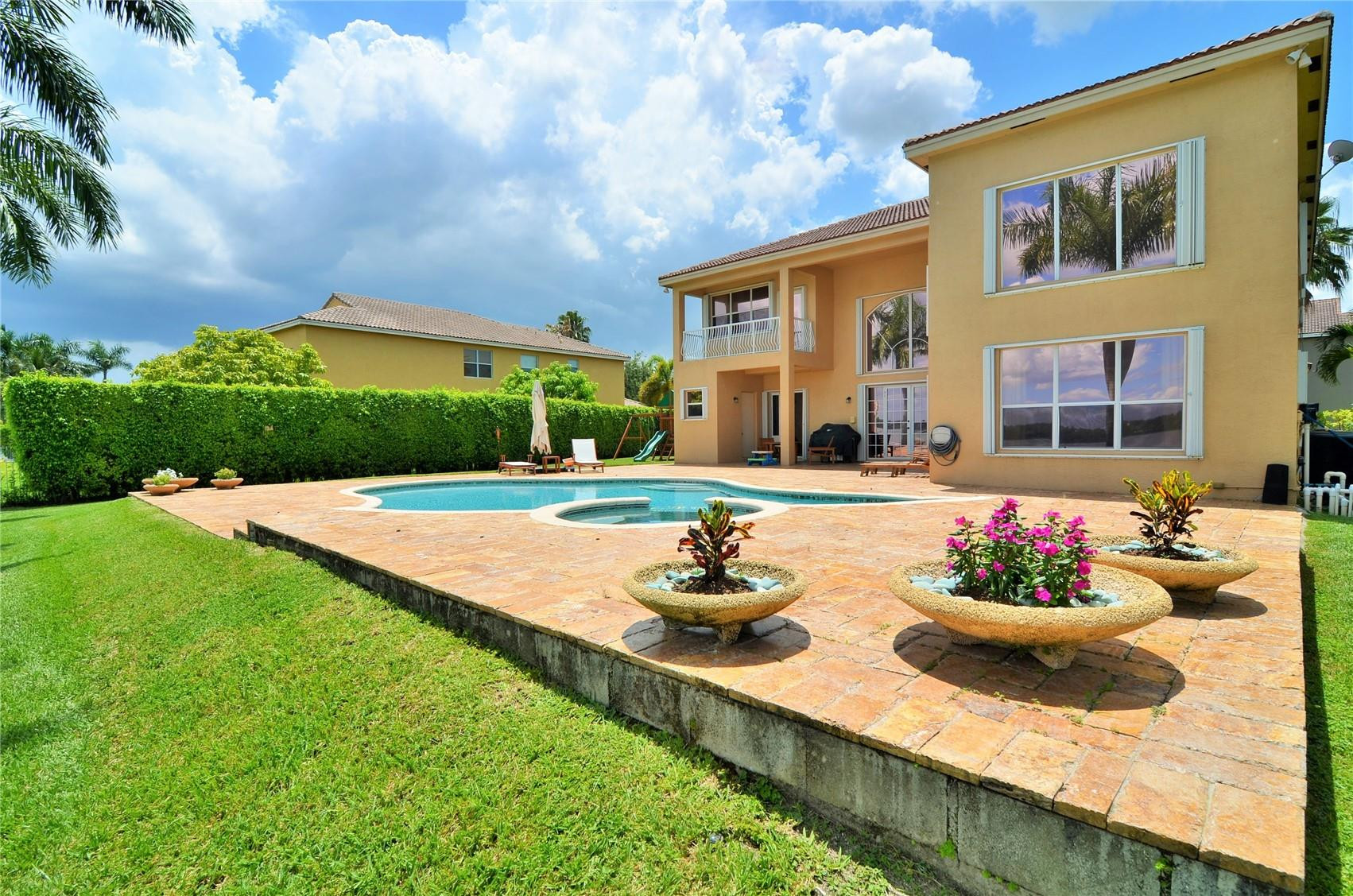 5436 Southwest 191st Terrace Miramar, FL 33029 - Photo 25 of 25 a view of a house with backyard and sitting area