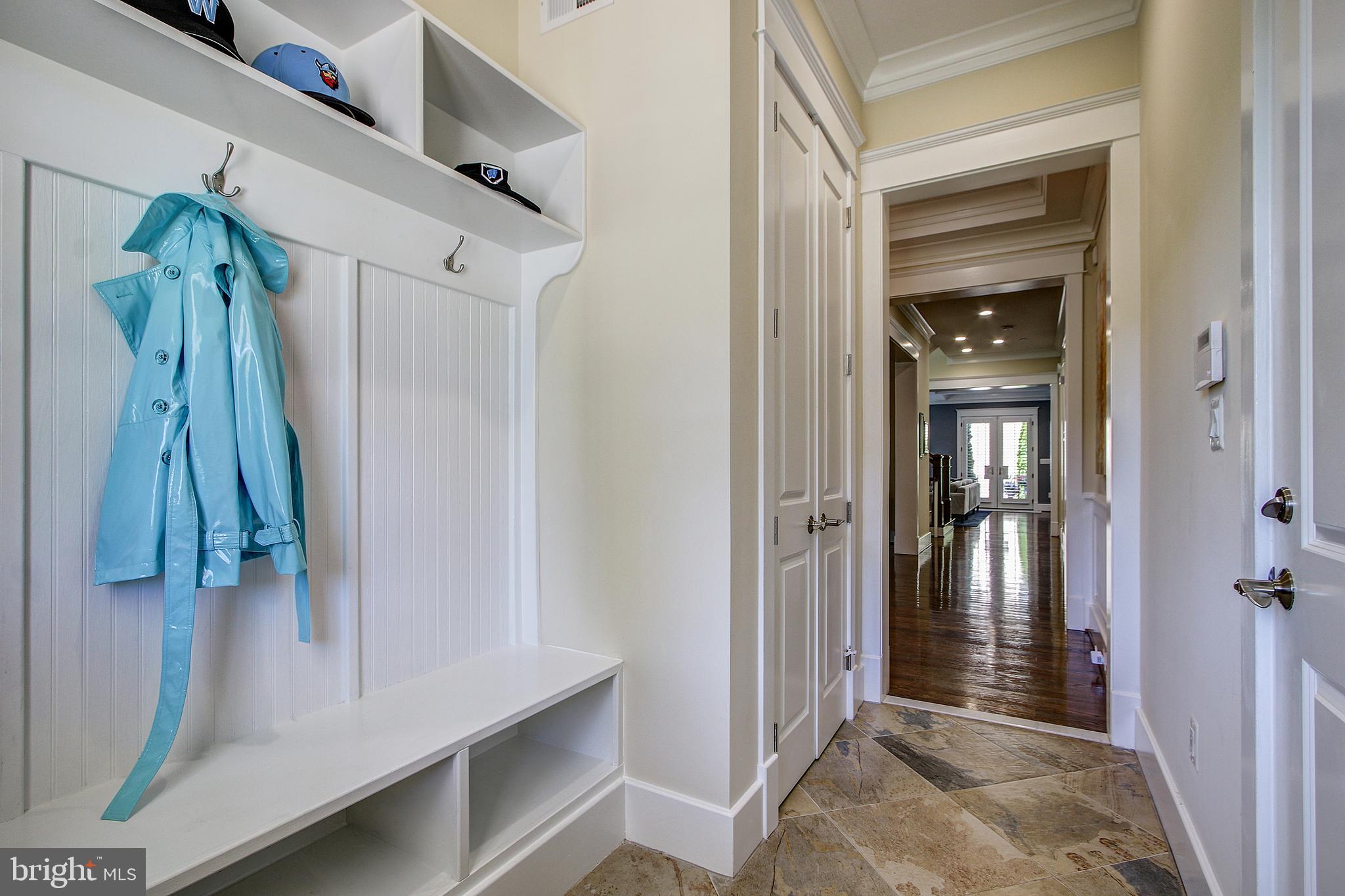 6101 Kirby Road Bethesda, MD 20817 - Photo 11 of 51 Mudroom & Coat Closet off of Garage w/2nd Entrance
