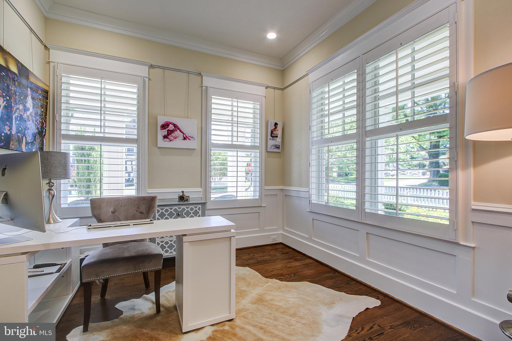 6101 Kirby Road Bethesda, MD 20817 - Photo 10 of 51 Living Room or Office with glass French doors