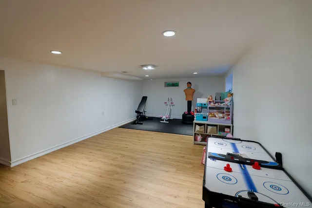 a room with storage and utility