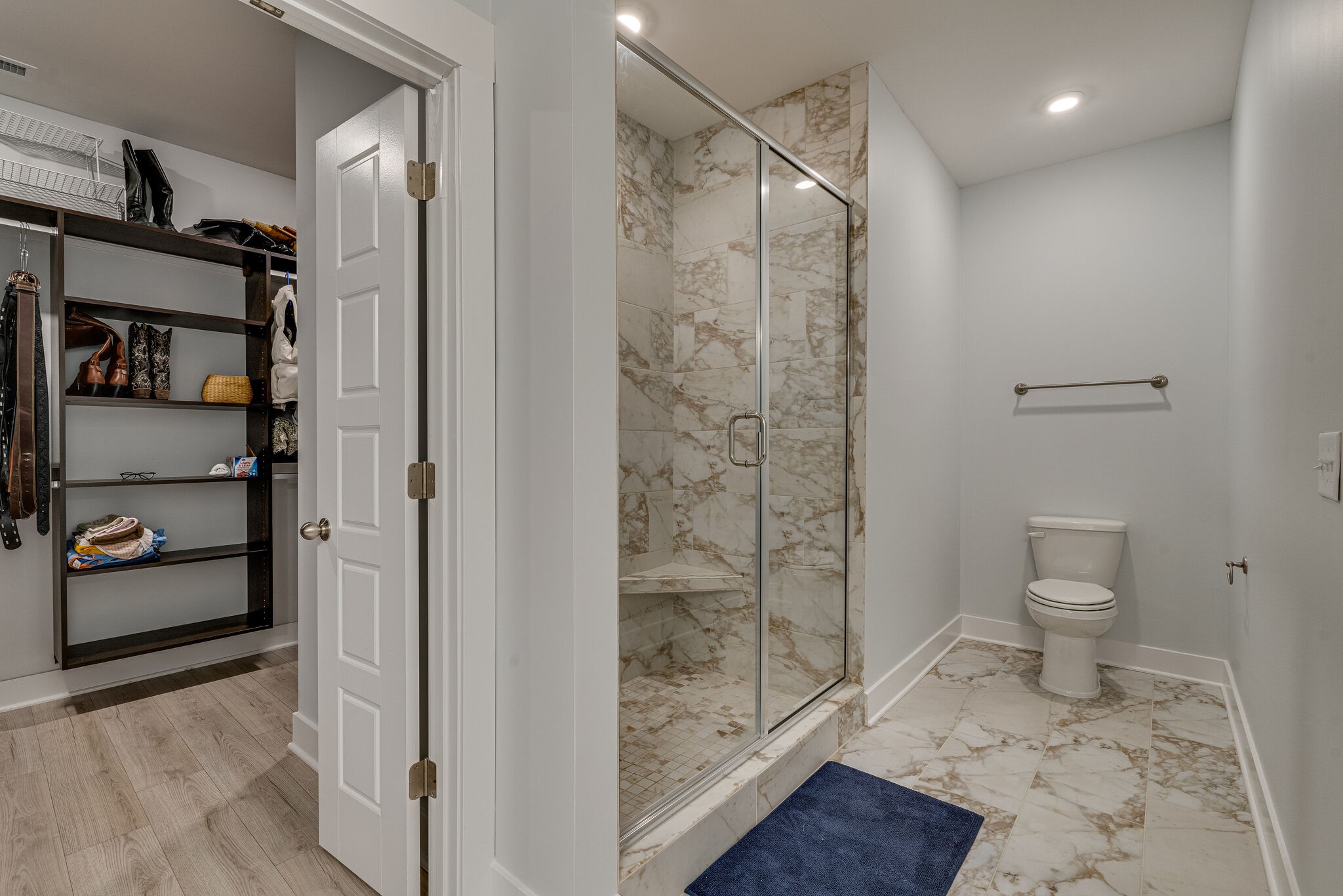 2125 Halfmoon Way Murfreesboro, TN 37130 - Photo 24 of 33 a bathroom with a shower and a toilet