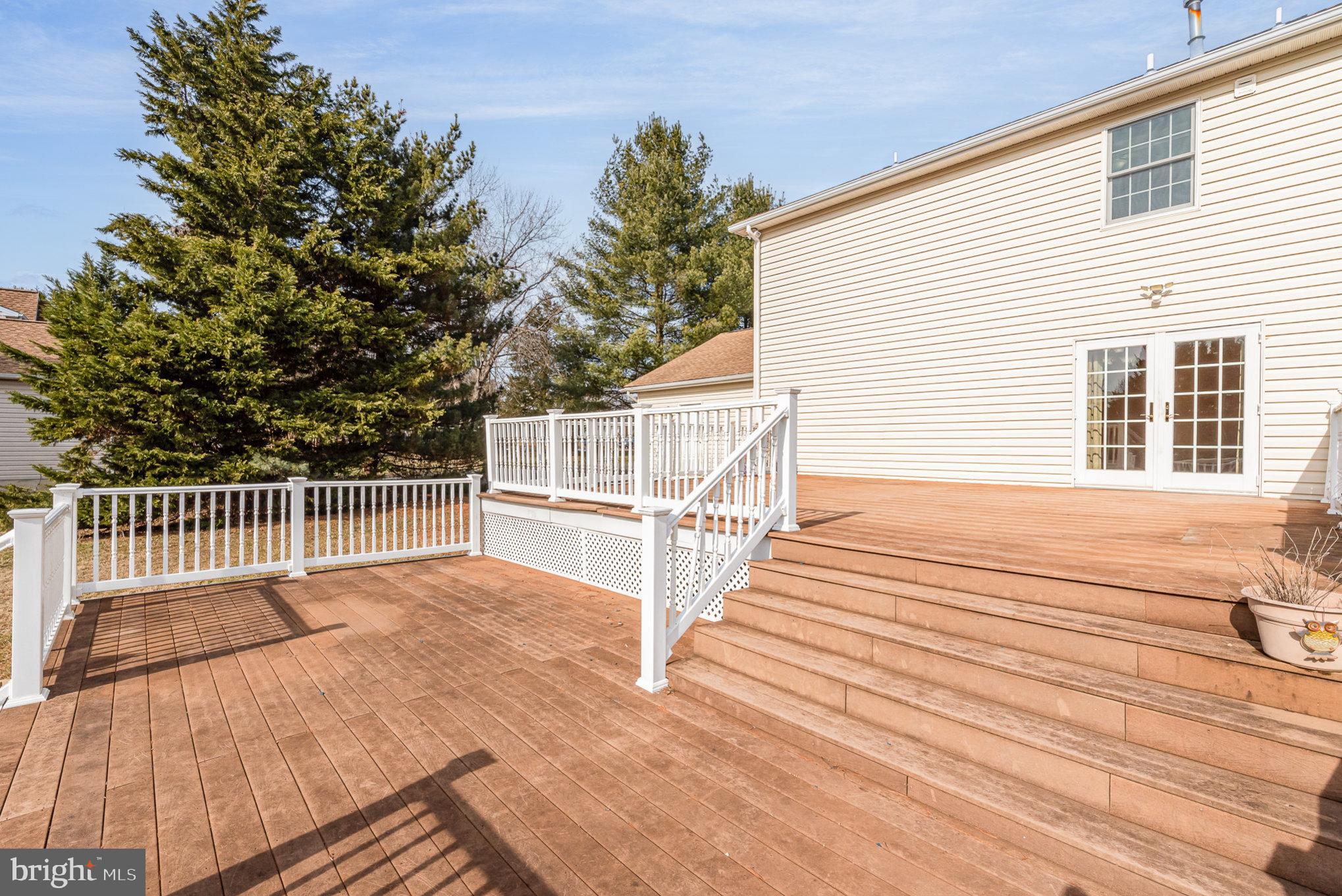 4617 Forge Road Perry Hall, MD 21128 - Photo 36 of 44 a view of a balcony with wooden floor and fence