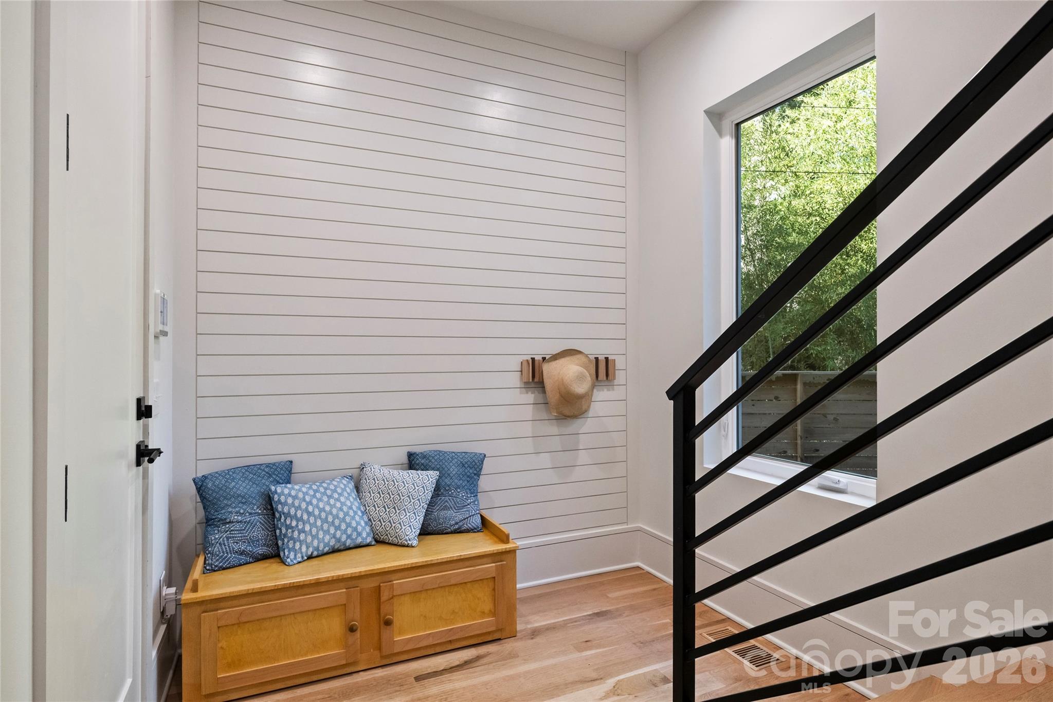 7223 Terrace Drive Charlotte, NC 28211 - Photo 22 of 45 a view of a house with wooden floor and a potted plant