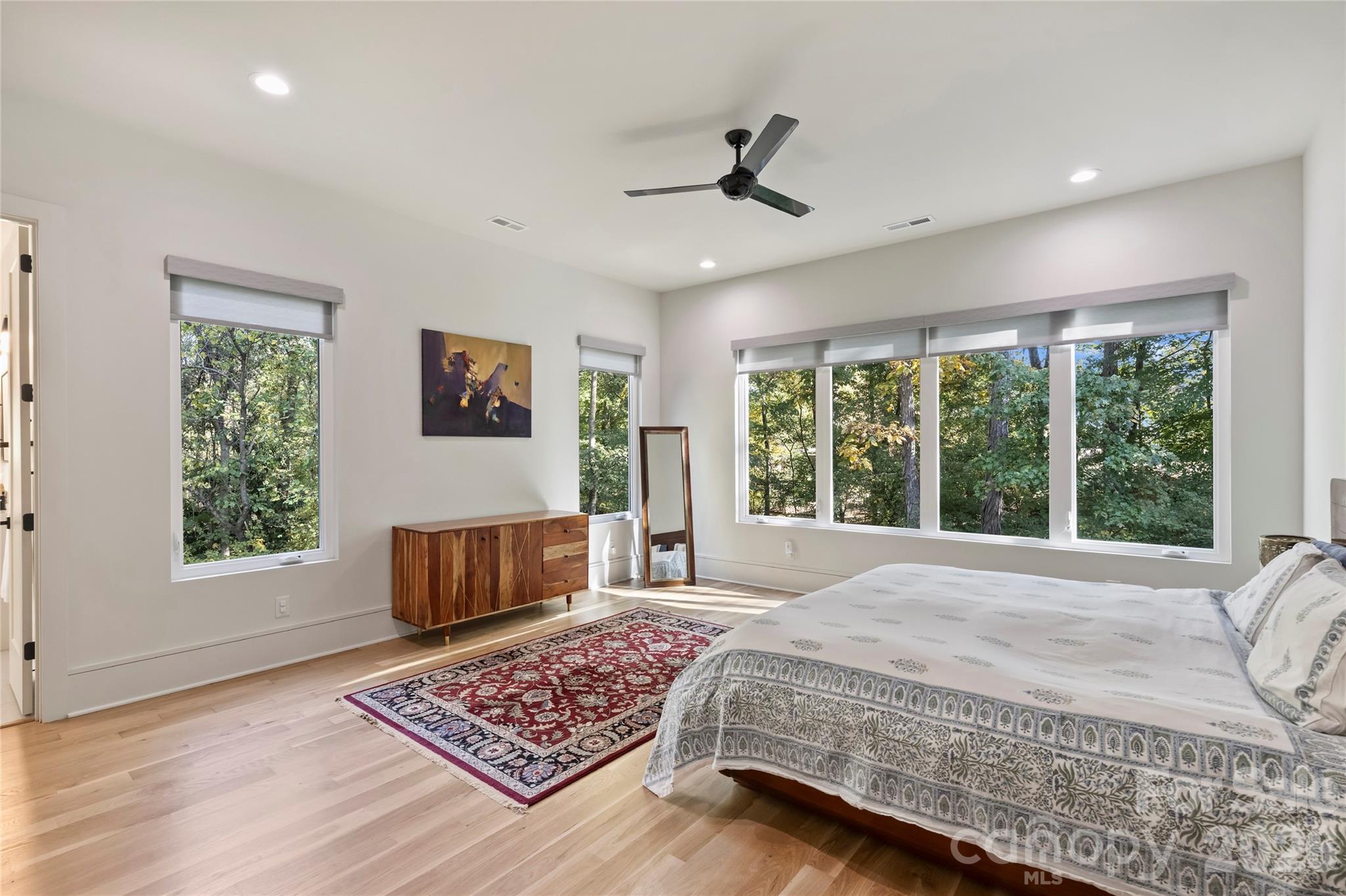 7223 Terrace Drive Charlotte, NC 28211 - Photo 25 of 45 a bedroom with a large bed and a window
