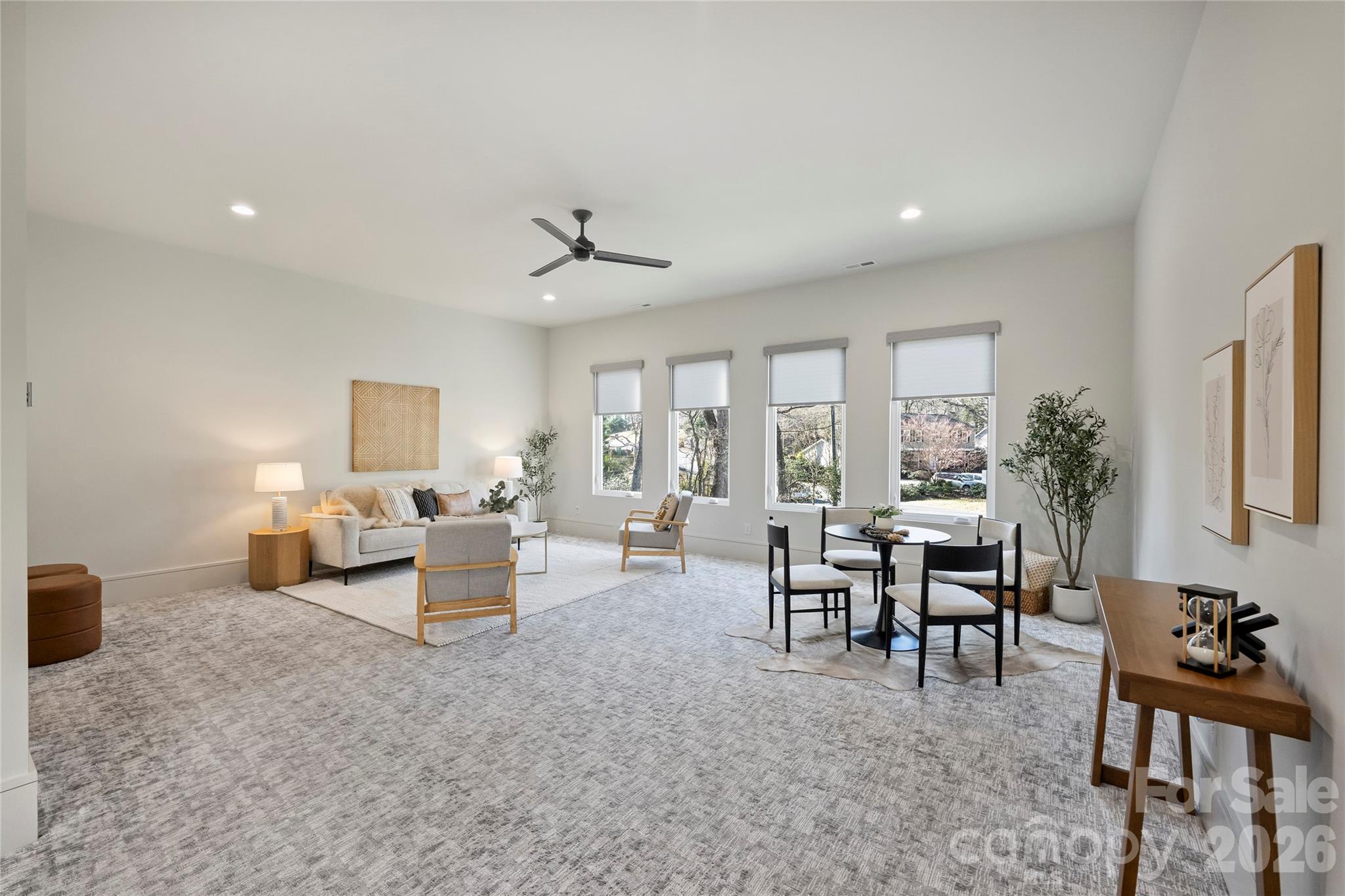 7223 Terrace Drive Charlotte, NC 28211 - Photo 34 of 45 a living room with furniture and a large window
