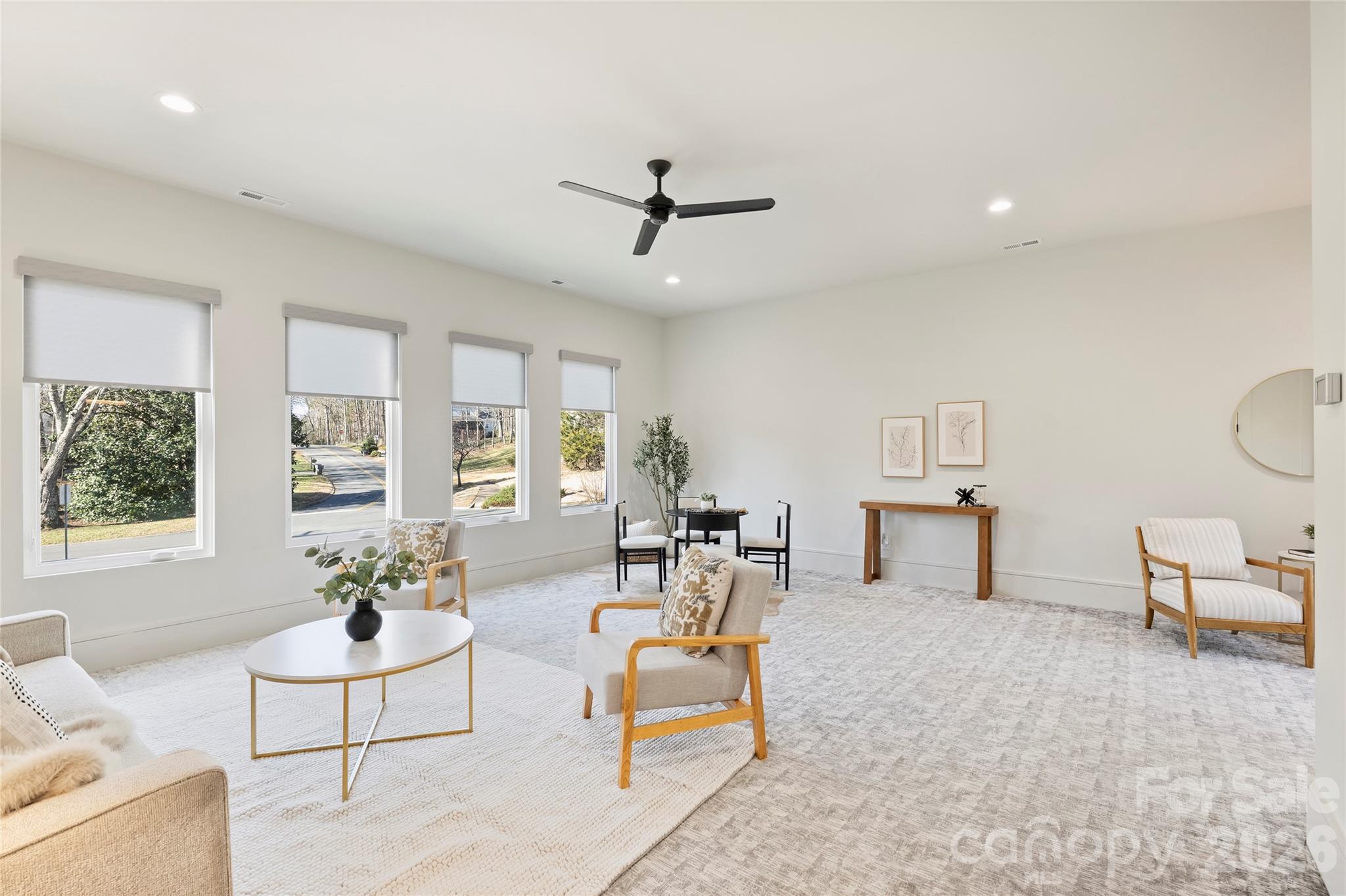 7223 Terrace Drive Charlotte, NC 28211 - Photo 35 of 45 a living room with furniture and a large window