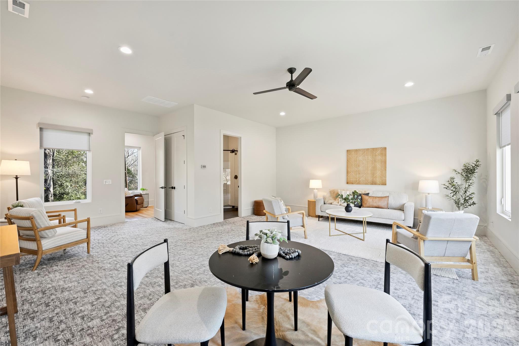 7223 Terrace Drive Charlotte, NC 28211 - Photo 36 of 45 a living room with furniture and a wooden floor