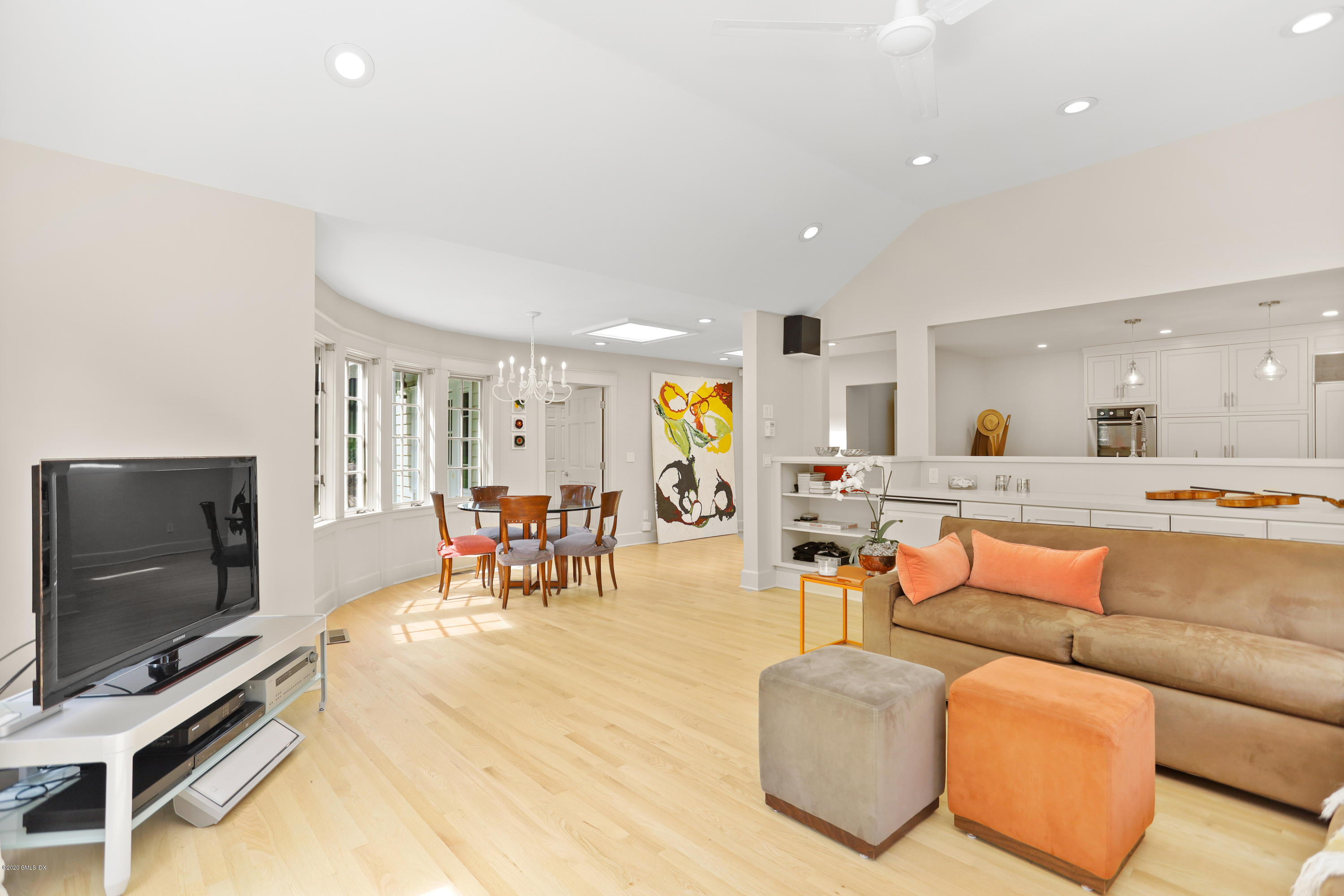 137 Clapboard Ridge Road Greenwich, CT 06831 - Photo 7 of 29 a living room with furniture and a flat screen tv