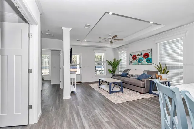 a view of a kitchen with washer and dryer