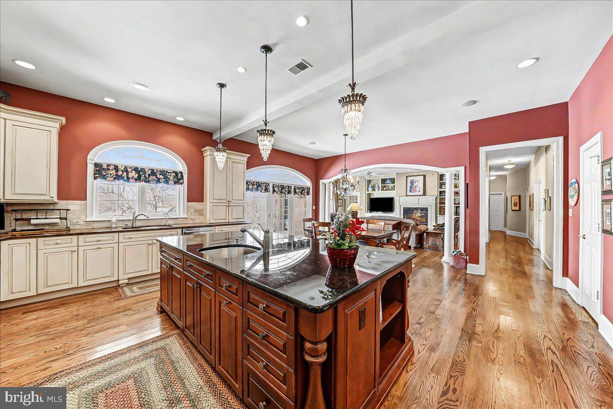 411 Webb Road Chadds Ford, PA 19317 - Photo 19 of 73 Beautiful kitchen with views to the hall and FR