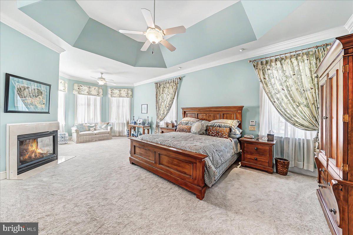 411 Webb Road Chadds Ford, PA 19317 - Photo 34 of 73 First-Floor primary suite with fireplace