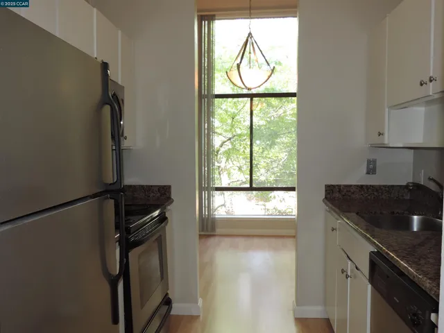 a view of a street from a window