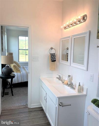 12 Glenaire Road Bunker Hill, WV 25413 - Photo 23 of 31 a en suite bathroom with a sink and a mirror