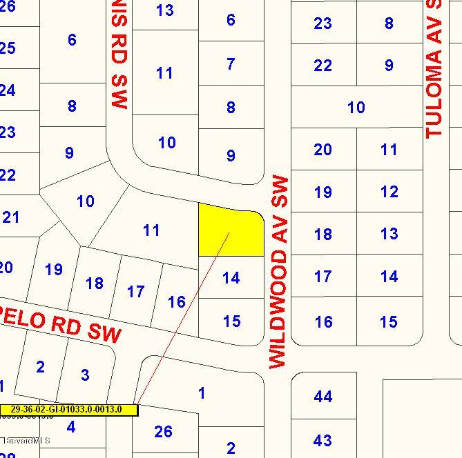 0 Tunis Road Palm Bay, FL 32908 - Photo 2 of 8 plat Tunis & Wildwood