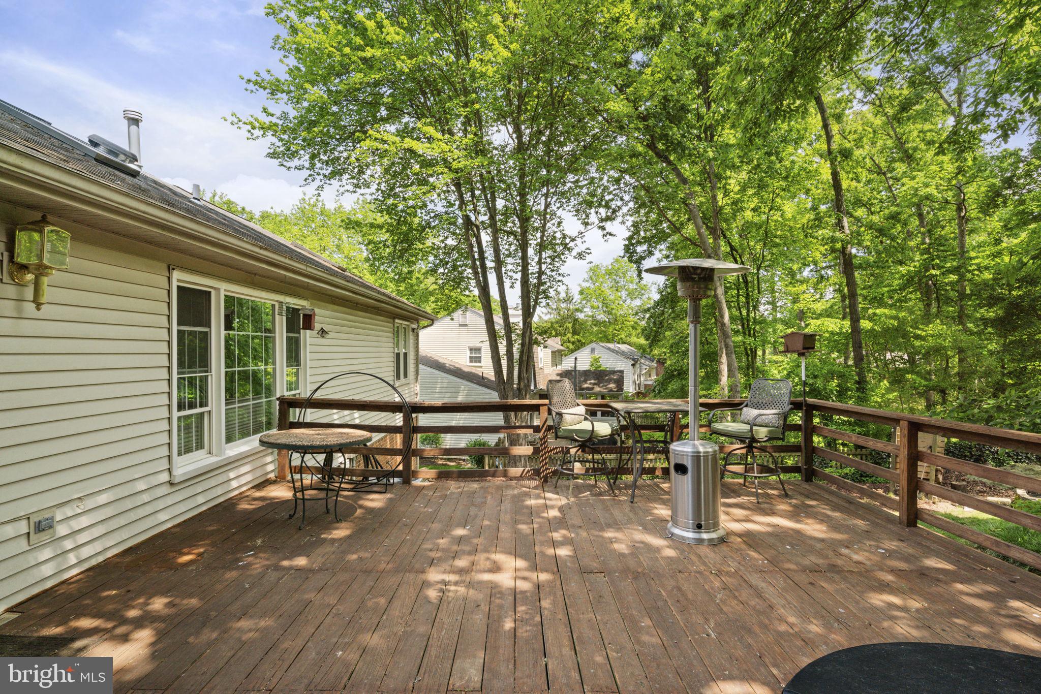 8009 Springfield Village Drive Springfield, VA 22152 - Photo 40 of 47 Large Deck Overlooking the Backyard