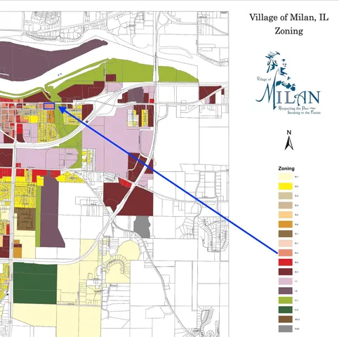 $250,000 | Lot 110-4 -5 6 1st Avenue, Unit EAST, Milan, IL 61264