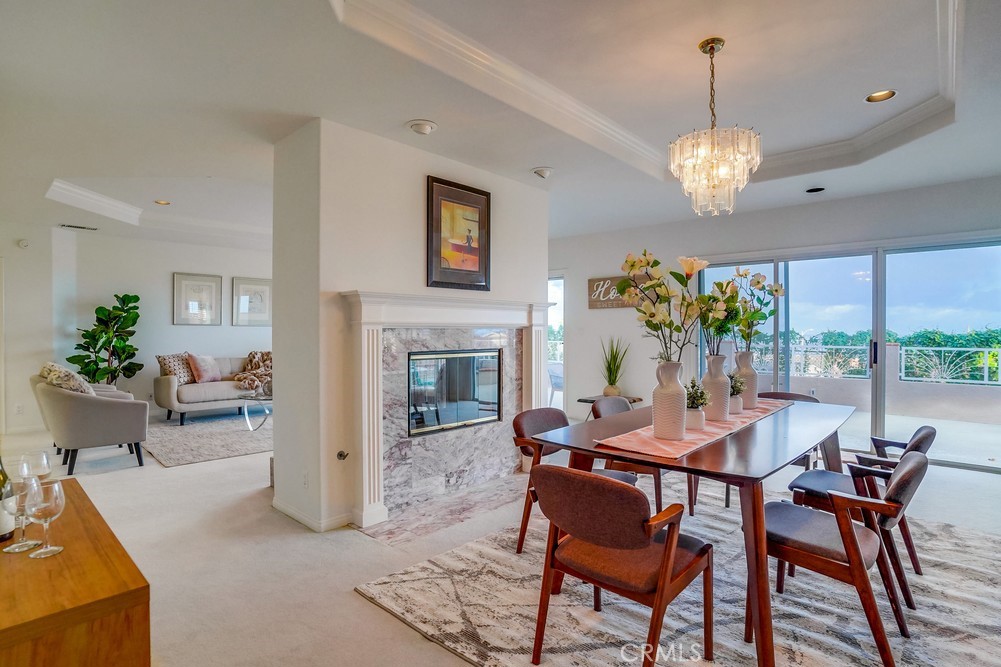 1820 Mantis Avenue San Pedro, CA 90732 - Photo 14 of 55 a view of a dining room with furniture wooden floor and chandelier