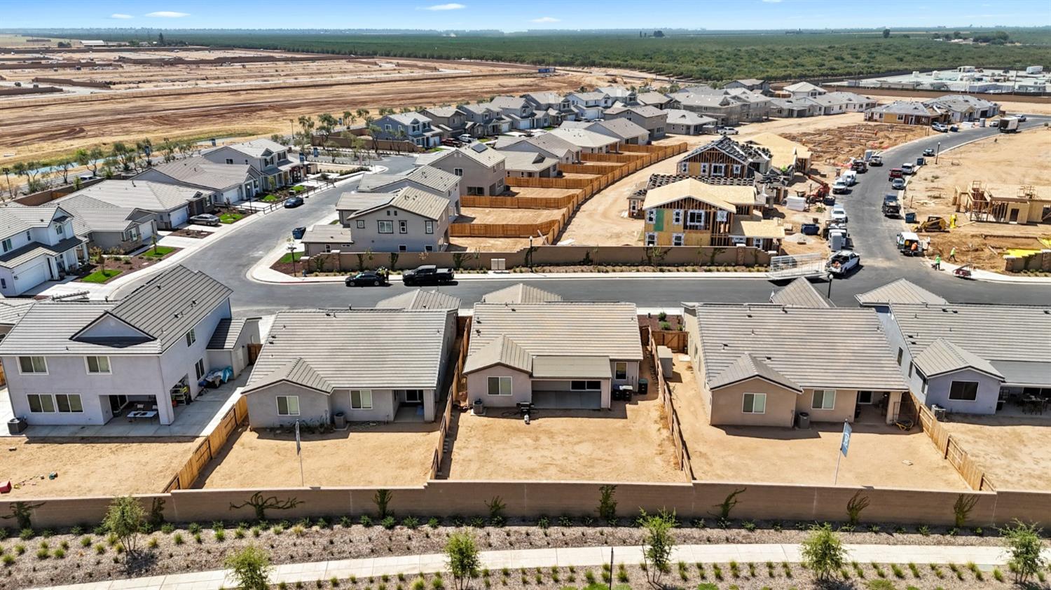 1241 Peters Road Madera, CA 93636 - Photo 34 of 37 an aerial view of residential houses with outdoor space
