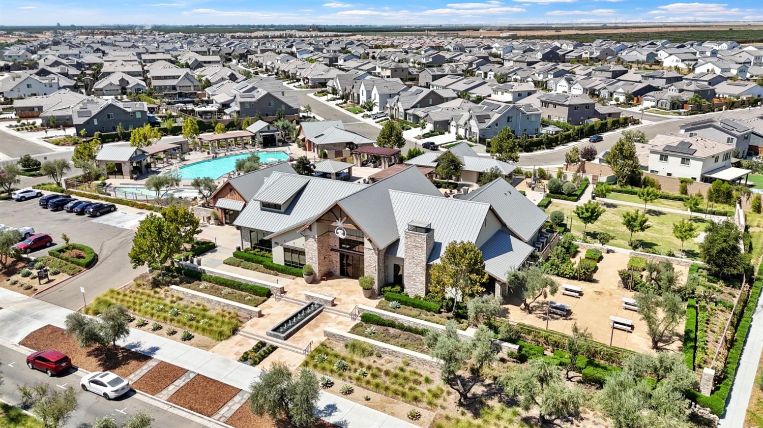 1241 Peters Road Madera, CA 93636 - Photo 35 of 37 an aerial view of residential houses with outdoor space