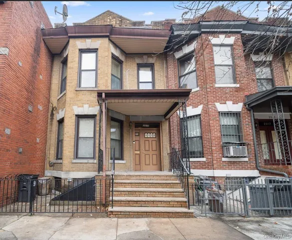 a view of a building with a window
