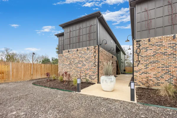 a view of a building with a outdoor space