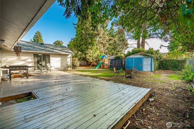 a view of a outdoor space with a patio