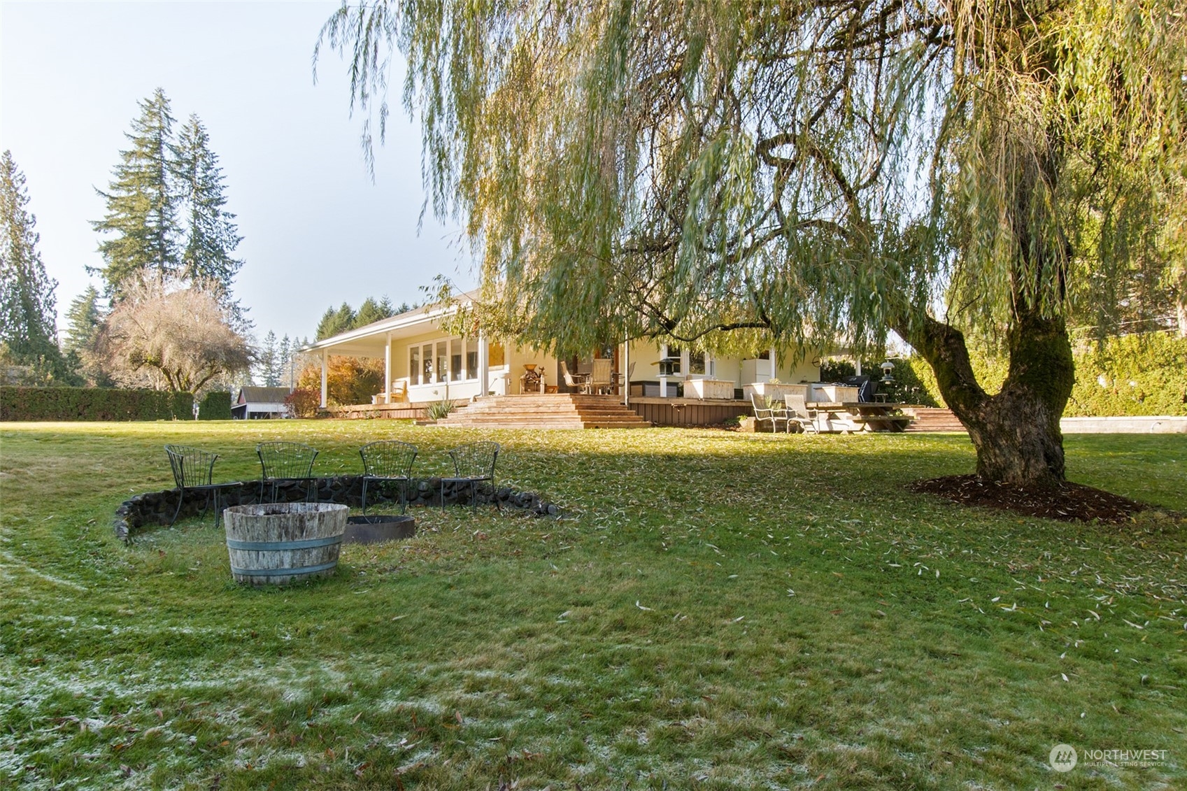 9406 Crete Street Southeast Olympia, WA 98501 - Photo 8 of 38 a view of yard with tree and green space