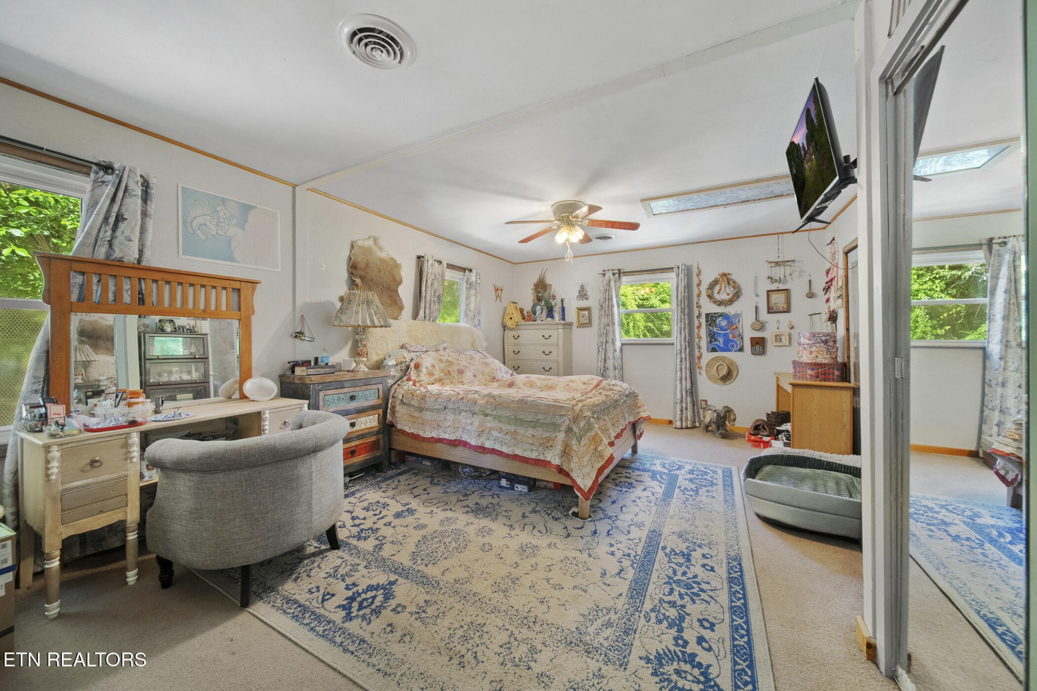 4880 Shell Lane Knoxville, TN 37918 - Photo 25 of 37 a bedroom with furniture and a large window