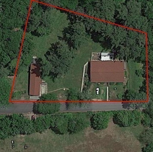 152 Stowell Road Ashburnham, MA 01430 - Photo 38 of 38 an aerial view of a house with a yard and garden