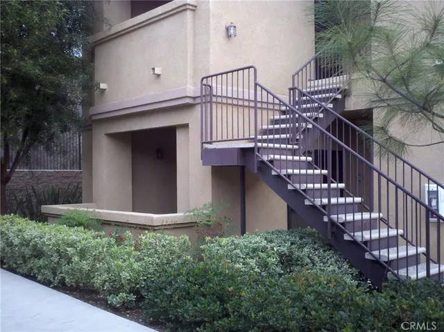 a front view of a house with balcony