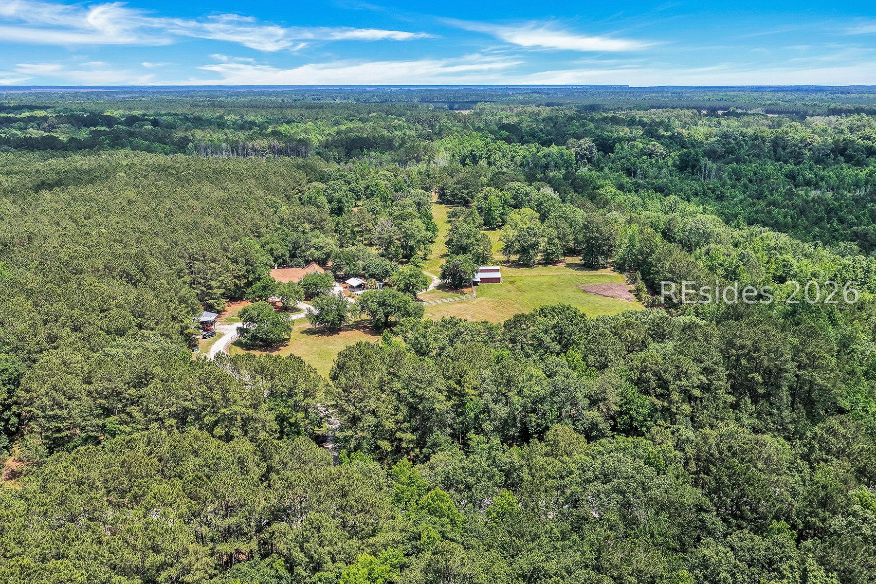 7724 Bees Creek Road Ridgeland, SC 29936 - Photo 65 of 82 Aerial of 20 Acre Horse Farm
