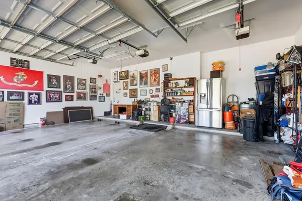 a view of a storage in a room