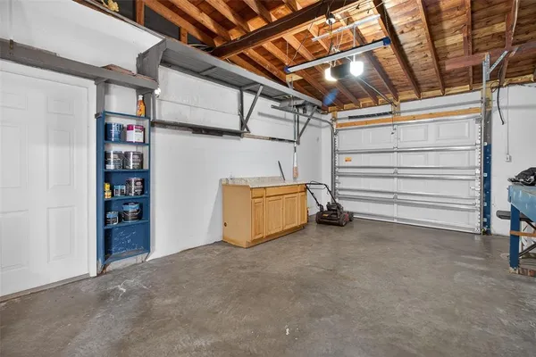 a view of storage and utility room