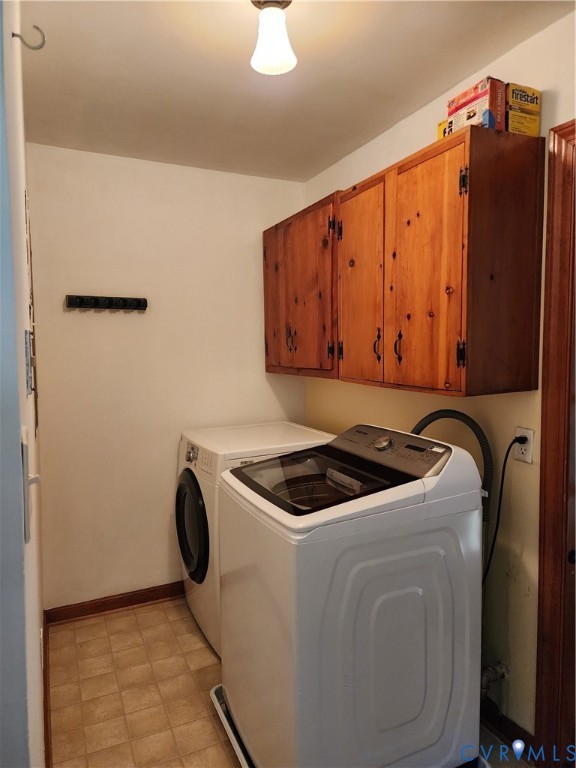 5325 Meadoway Road Richmond, VA 23234 - Photo 11 of 15 Laundry room featuring cabinet space and separate
