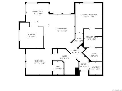 a picture of a floor plan