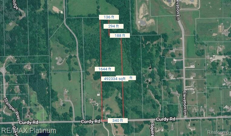 2647 Curdy Road Howell, MI 48855 - Photo 33 of 34 Lot Dimensions