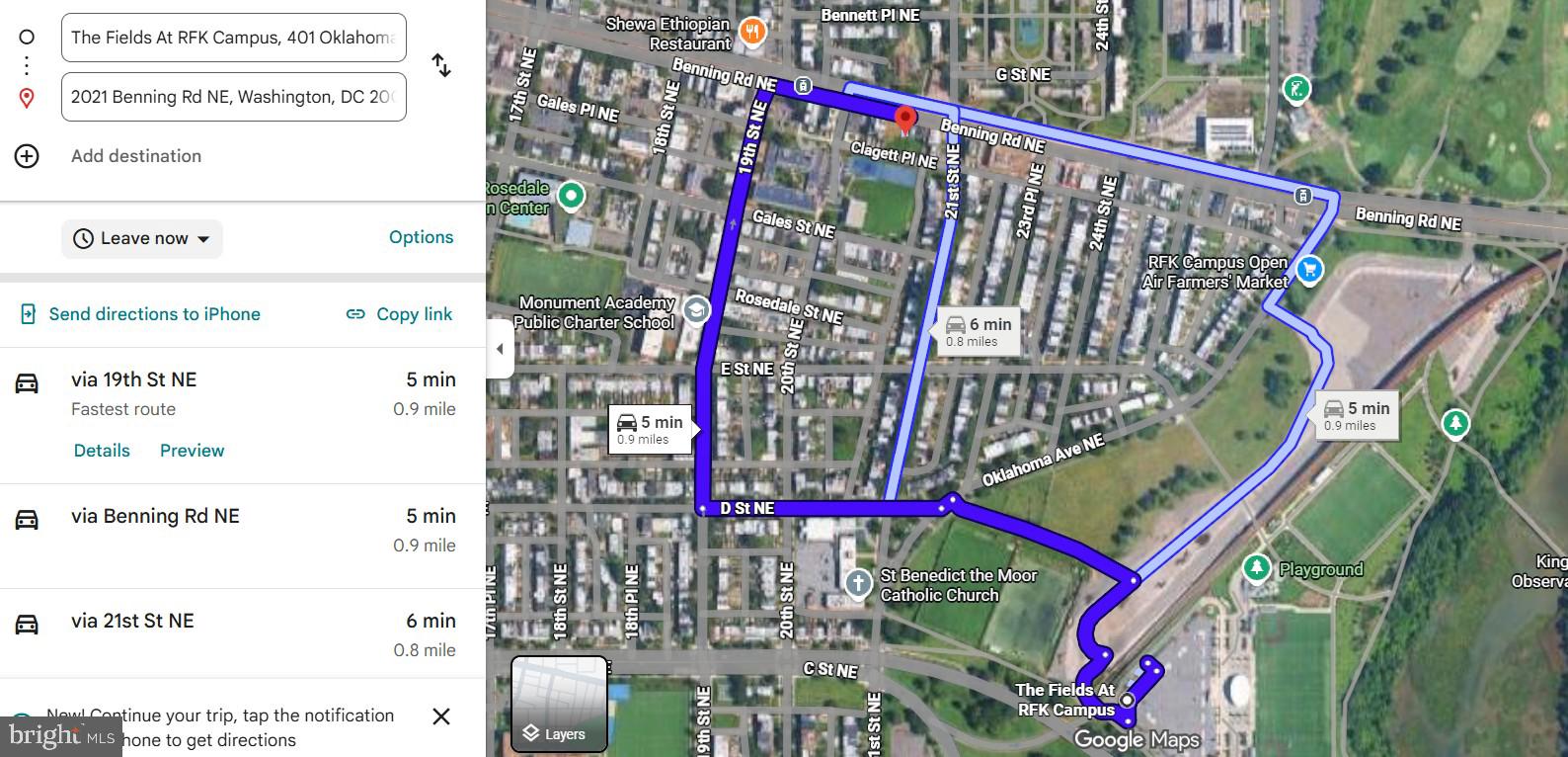 2021 Benning Road Northeast Washington, DC 20002 - Photo 4 of 14 Less than a mile to RFK