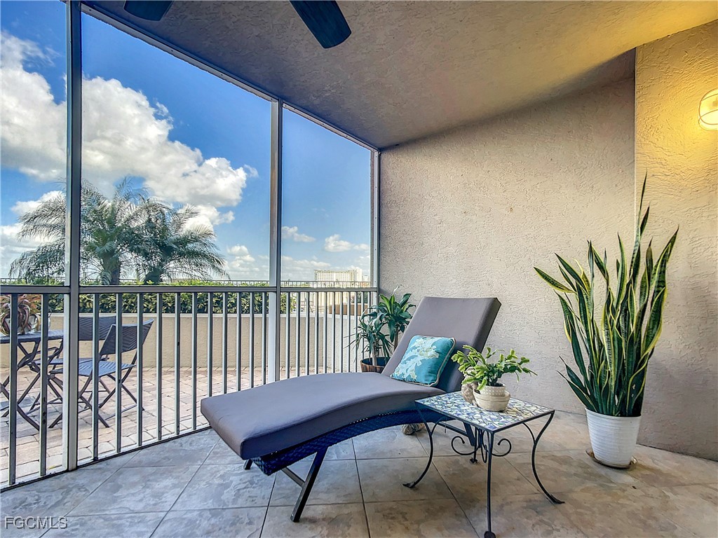 2090 West First Street, Unit I409 Fort Myers, FL 33901 - Photo 22 of 44 a view of a balcony with furniture
