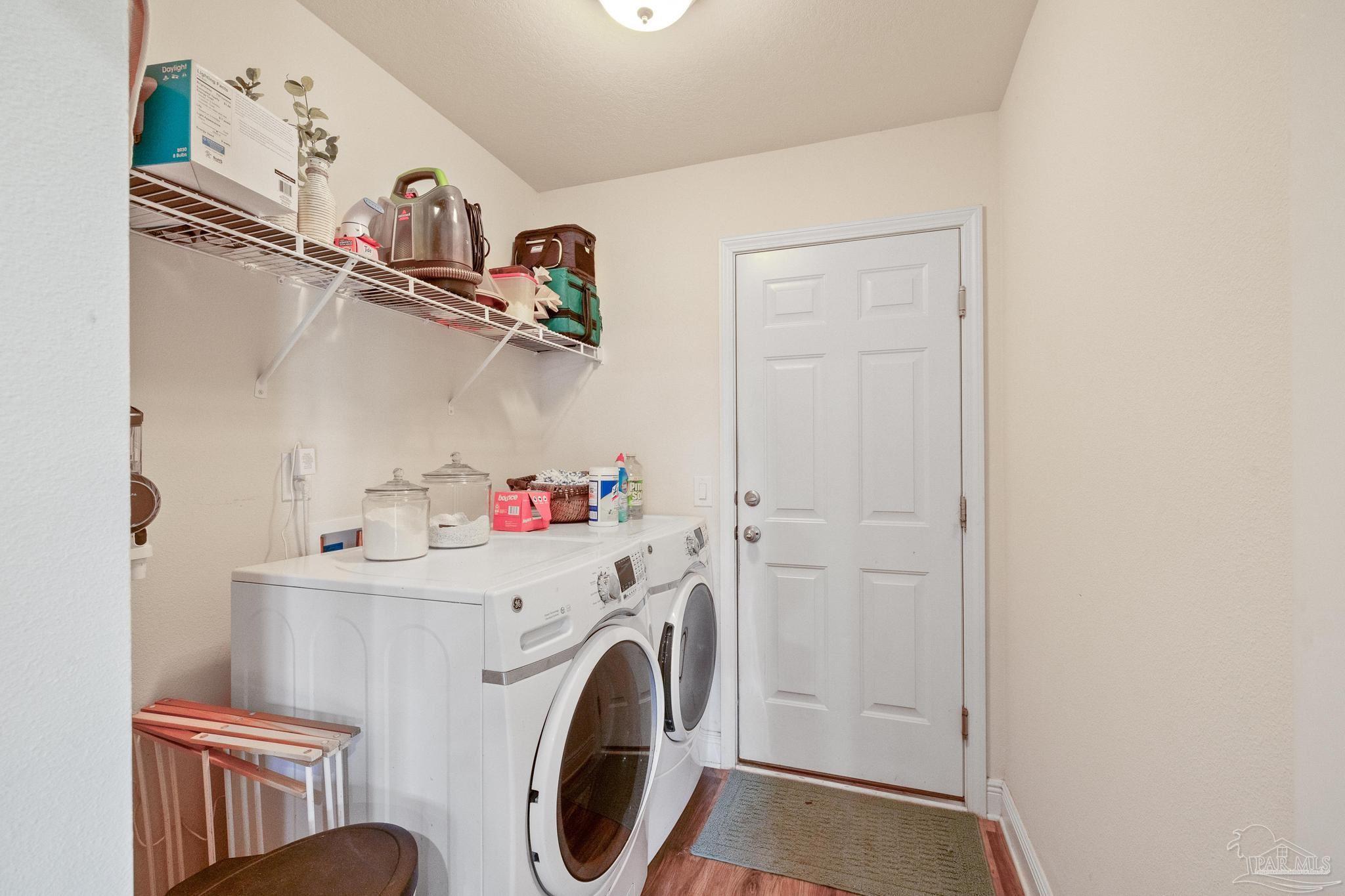 4037 Millwright Way Pace, FL 32571 - Photo 38 of 46 a utility room with dryer and washer