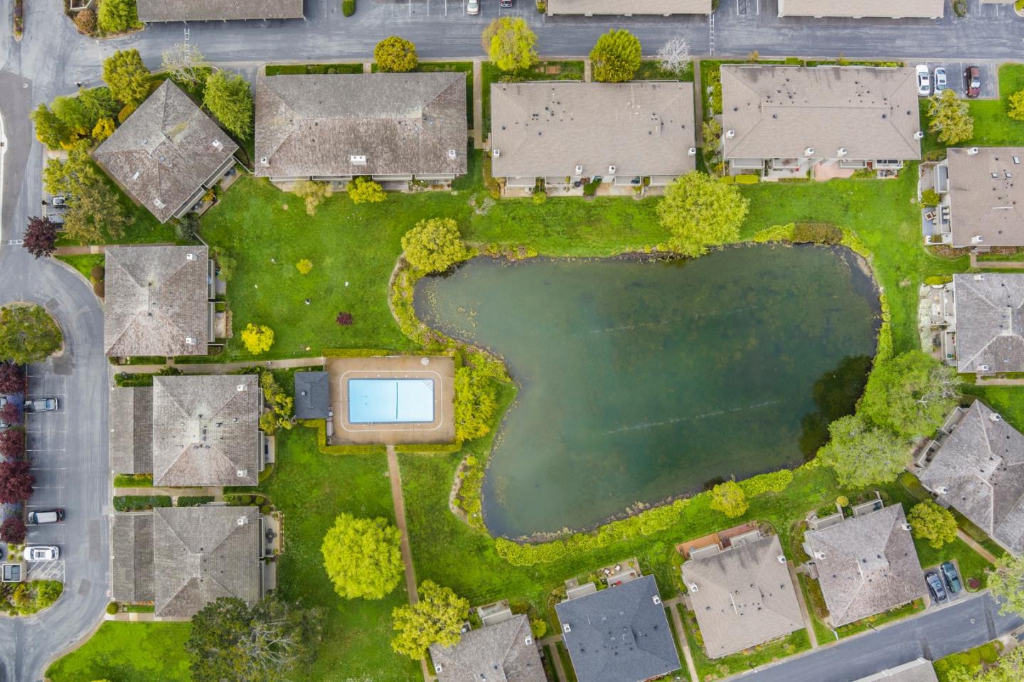 3850 Rio Road, Unit 21 Carmel, CA 93923 - Photo 24 of 31 an aerial view of a house with outdoor space
