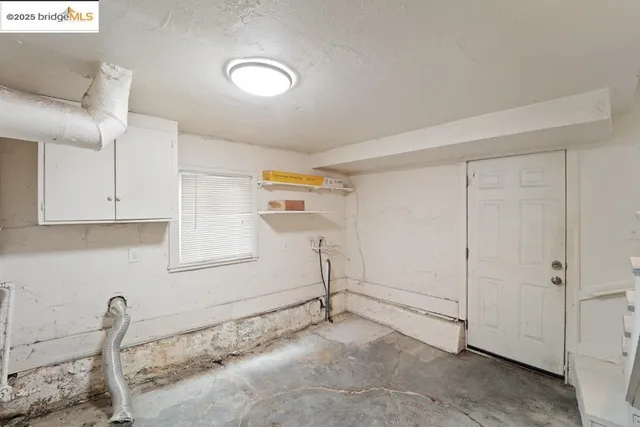 a view of storage and utility room